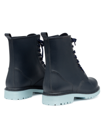 a tökéletes és egyedi ruházathoz Sötétkék gumicsizma 